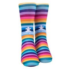 Autism Speaks Striped Socks